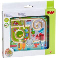 Plastikspielzeug Kugellabyrinthe Haba Magnetic Game Town Maze 301056