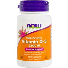 Now Foods Vitamins & Supplements Now Foods Vitamin D-3 2000 IU 120 pcs