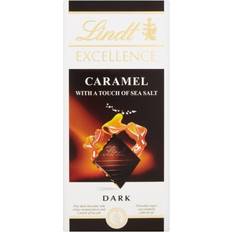 Lindt Sjokolade Lindt Excellence Caramel with a Touch of Sea Salt Dark Chocolate Bar 100g