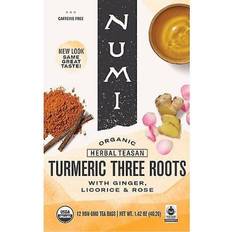 Numi Organic Turmeric Three Roots 1.422oz 12pcs
