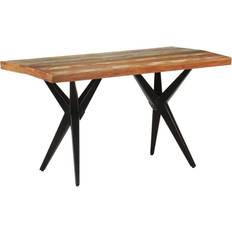 vidaXL Solid Reclaimed Wood Dining Table 27.6x55.1"