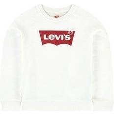 Lange Ärmel Sweatshirts Levi's Kid's Key Logo Crew Sweatshirt - Red/White (865410005)