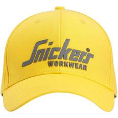 Dame - Gule Capser Snickers Workwear 9041 Logo Cap Unisex - Yellow/Black
