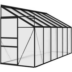 VidaXL Lean-to Greenhouses vidaXL 312047 7.44 m² Aluminum Polycarbonate