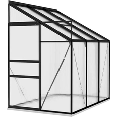 Lean-to Greenhouses vidaXL 312050 3.97m² Aluminum Polycarbonate