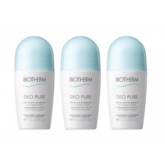Blomsterduft Deodoranter Biotherm Deo Pure Antiperspirant Roll-on 75ml 3-pack