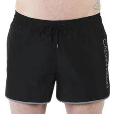 Badebukser Calvin Klein Core Solid Short Runner Swim Shorts - Black