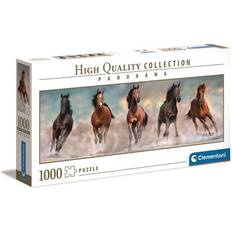 Clementoni High Quality Collection Panorama Horses 1000 Pieces
