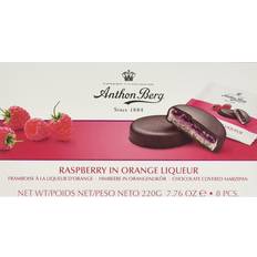 Marzipan Anthon Berg Raspberry In Orange Liqueur 220g 8Stk.