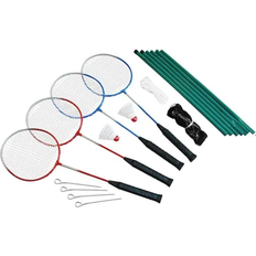 Racket Badmintonsett og nett Spring Summer Badminton Set 4 Players