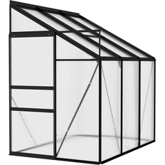 VidaXL Lean-to Greenhouses vidaXL 49311 2.41m³ Aluminum Polycarbonate