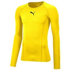 Puma Kids' Liga Baselayer Warm Long Sleeve - Yellow