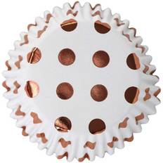 PME Rose Gold Polka Dots Cupcakeform 5 cm