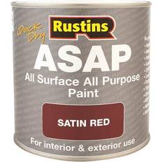 Rustins Quick Dry All Surface All Purpose Wood Paint Red 0.066gal