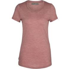 Icebreaker Women's Cool-Lite Merino Sphere Short Sleeve Low Crewe T-shirt - Suede