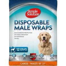 Simple Solution Husdyr Simple Solution Disposable Male Wrap Large
