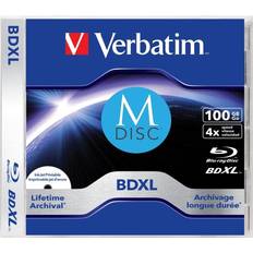 Blu-ray Optischer Speicher Verbatim M-Disc 4x BD-R XL 100GB 1-pack Slimcase