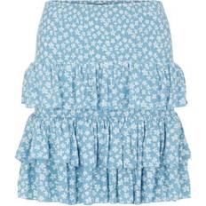 Y.A.S Lura Mini Skirt - Dusk Blue