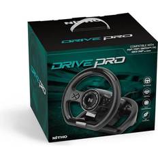 Nitho Drive Pro Racing Wheel with Pedal (PS4/PS3/Switch/PC) - Black