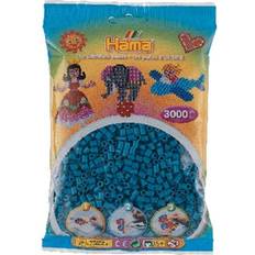 Hama midi 3000 Hama Beads Midi Pearls Petrol 3000 Pieces