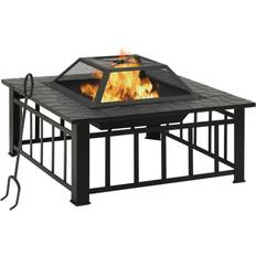 VidaXL Fire Pits & Fire Baskets vidaXL Fireplace for The Garden with Fire Fork XXL