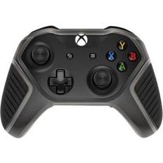 Controller Grips OtterBox Xbox One Antimicrobial Easy Grip Controller Cover - Dark Web Black/Silver Metallic
