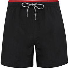 ASQUITH & FOX Swim Shorts - Black/Red