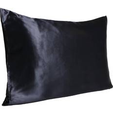 Silk Pillow Cases Slip Pure Pillow Case Black (76x51)