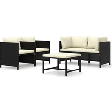vidaXL 3059780 Outdoor Lounge Set, 1 Table incl. 4 Sofas