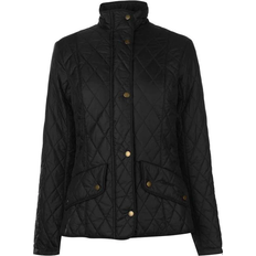 Barbour Flyweight Cavalry Quilted Jacket - Black/Stone