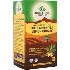 Organic India Tulsi Green Tea Lemon Ginger 45g 25st