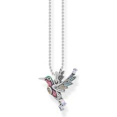 Thomas Sabo Hummingbird Necklace - Silver/Multicolour