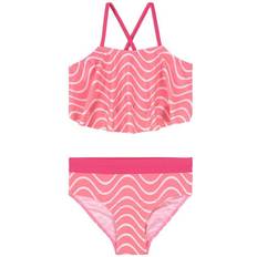 Polyester Bikinier Reima Kid's Aallokko Bikini Set - Neon Pink (526418-4424)