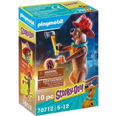 Playmobil Play Set Playmobil Scooby Doo ! Collectible Firefighter Figure 70712
