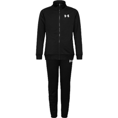 S Children's Clothing Under Armour Boy's UA Knit Track Suit - Black/White (1363290-001)