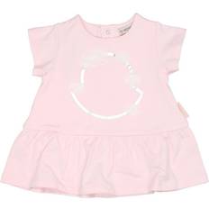 Blouses & Tunics Moncler Branded Ruffle Tee T-Shirt - Pink (G1-951-8I724-10-8790N)
