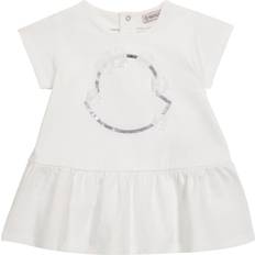 Blouses & Tunics Moncler Branded Ruffle Tee T-Shirt - White (G1-951-8I724-10-8790N)