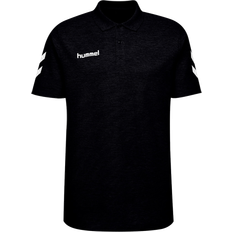 Schwarz Poloshirts Hummel Go Kid's Cotton Poloshirt - Black (203521-2001)