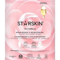 Antioksidanter Ansiktsmasker Starskin 100% Camellia Nourishing & Brightening 2 Step Oil Sheet Mask 25ml