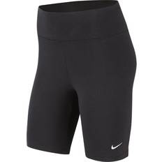 Sportswear Garment - Women Shorts Nike Women's Sportswear Essential Mid Rise 10" Biker Shorts - Black/White