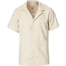 Atmungsaktiv Hemden Oas Machu Cuba Terry Shirt - Beige