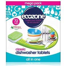 Ecozone All in One Classic Dishwasher 72 Tablets