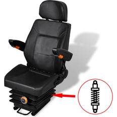 Plastic Vehicle Accessories vidaXL Tractor Seat with Suspension