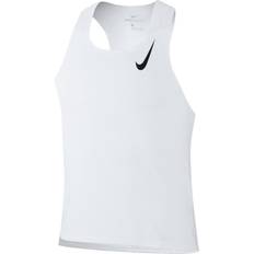 Nike AeroSwift Running Vest Men - White/Black