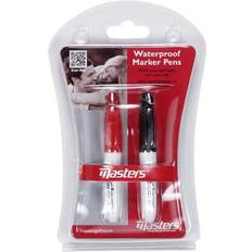 Rot Golf-Zubehör Masters Golf Waterproof Marker Pens 2-pack
