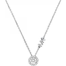 Michael Kors Premium Necklace - Silver/Transparent