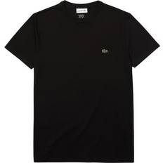 Lacoste Clothing Lacoste Men's Crew Neck Pima T-shirt - Black