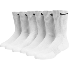 Hvite Sokker Nike Everyday Cushioned Training Crew Socks Unisex 6-pack - White/Black