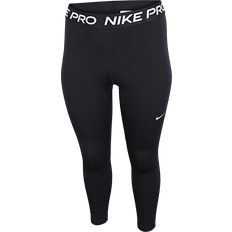Nike Tights Nike Training Pro Plus Size Tights Dam - Black/White