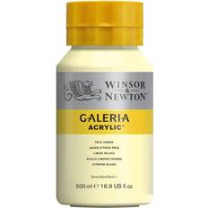 Gule Akrylmaling Winsor & Newton Galeria Acrylic Pale Lemon 500ml